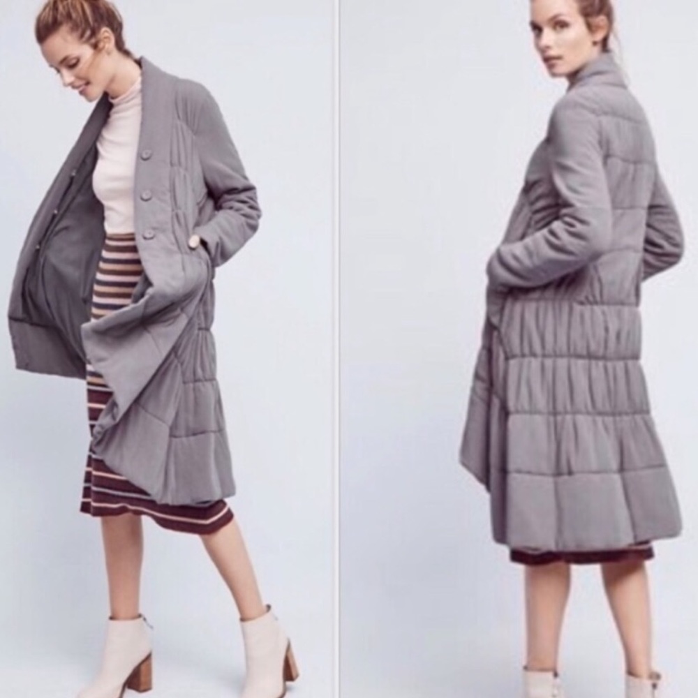 ANTHROPOLOGIE Cartonnier Puffed Seattle Coat